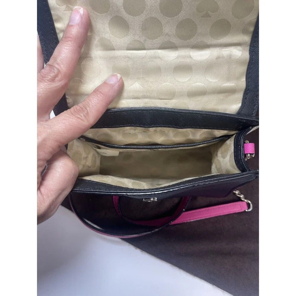 Kate Spade Cedar Street Mini Nora Pink/Cream/Black Bag